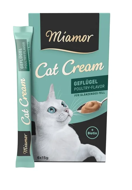 MIAMOR Cat PoultryCream drůbeží smetana 6x15ml