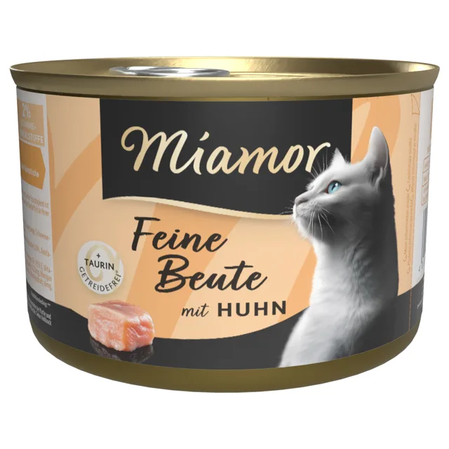 Miamor Feine Beute 12 ks (12 x 185 g) - hovězí