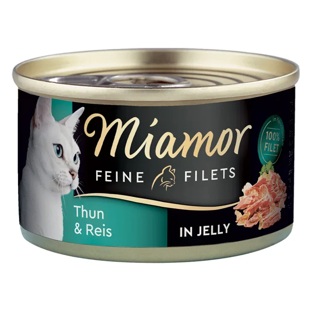 Miamor Feine Filets 1 ks (1 x 100 g) - světlý tuňák a zelenina v želé