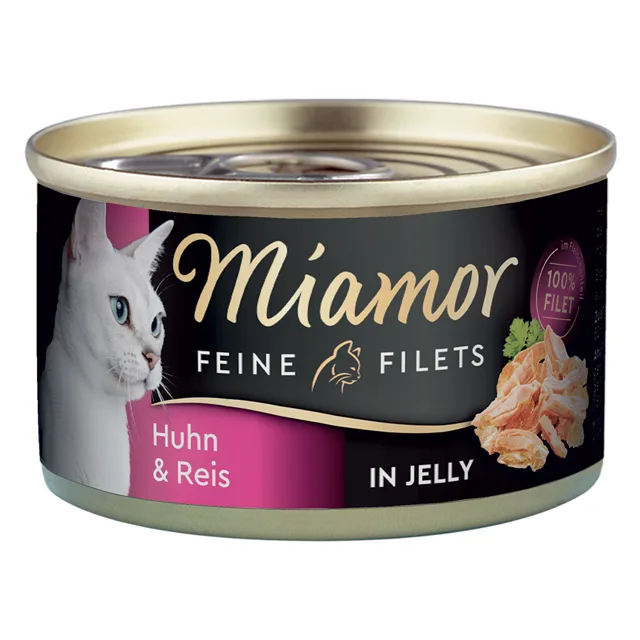 Miamor Feine Filets 6 ks (6 x 100 g) - kuřecí a rýže v želé