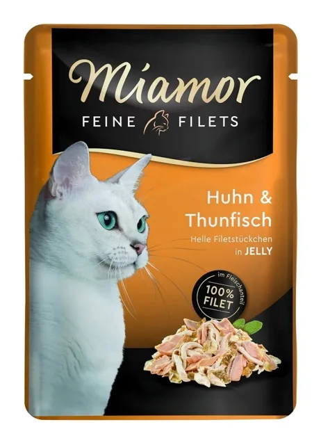 MIAMOR Feine Filets kuře a tuňák v omáčce 100 g