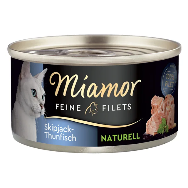 Miamor Feine Filets Naturelle konzerva 6 x 80 g - tuňák & krabí maso