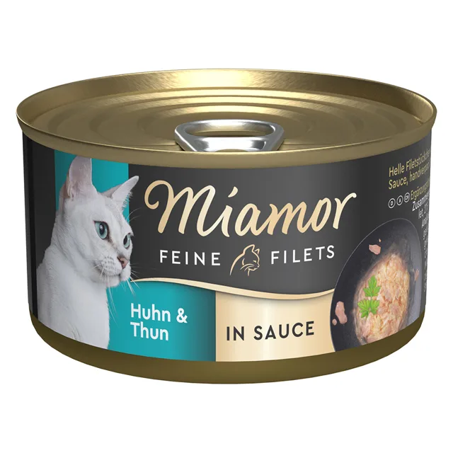 Miamor Feine Filets v omáčce 24 x 85 g - Kuře a tuňák