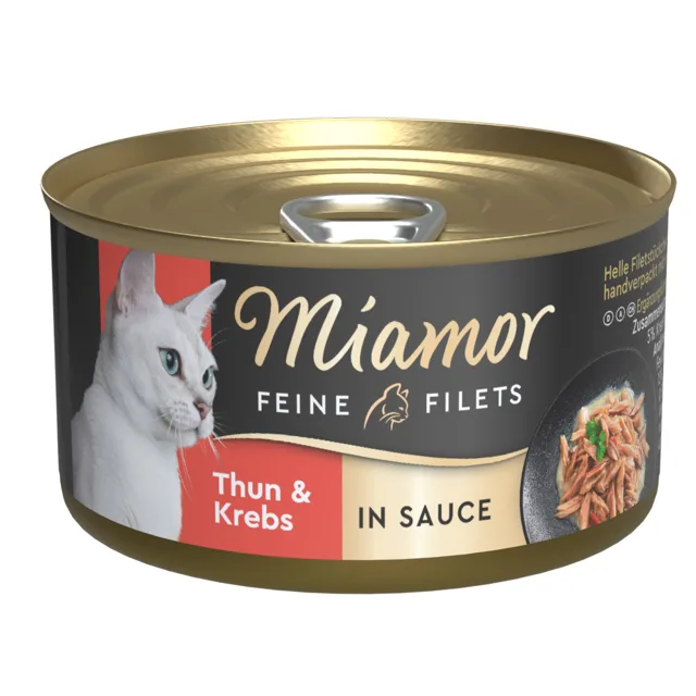 Miamor Feine Filets v omáčce 24 x 85 g - Tuňák a krab