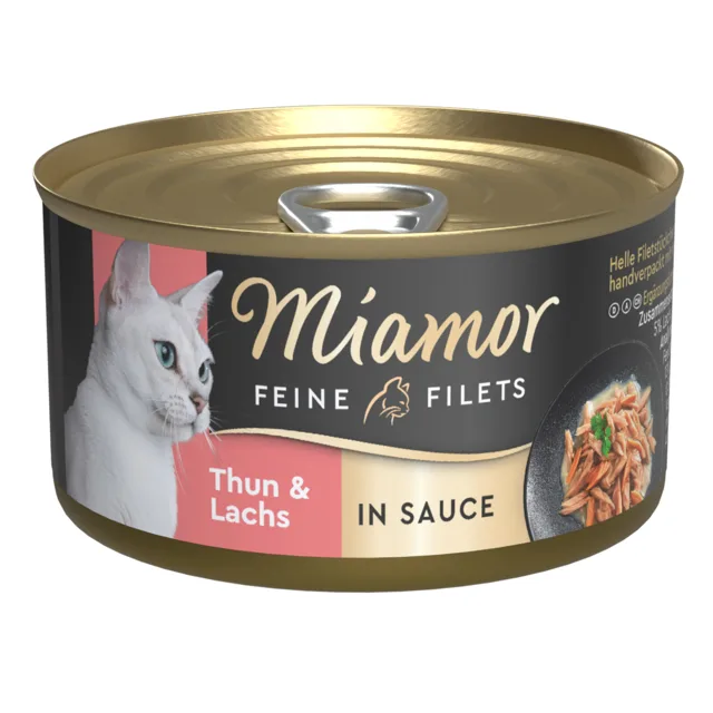 Miamor Feine Filets v omáčce 24 x 85 g - Tuňák a losos
