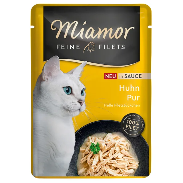 Miamor Feine Filets v omáčce 6 × 100 g - Kuřecí a tuňák