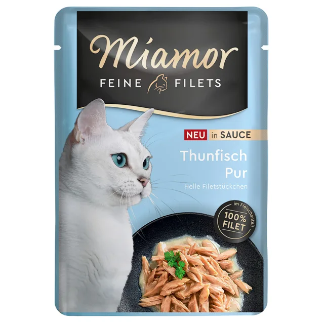 Miamor Feine Filets v omáčce 6 × 100 g - Tuňák