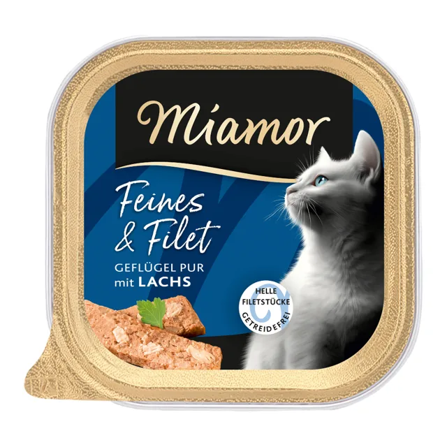Miamor Feines & Filet 16 x 100 g - drůbeží s kuřecím