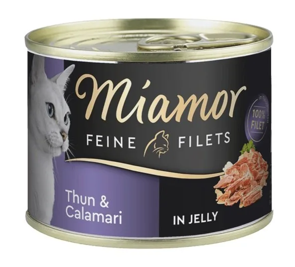 MIAMOR Feline Filets Tuňák a Kalamáry v želé 185 g