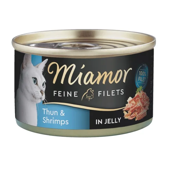 MIAMOR Feline Filets tuňák a krevety v omáčce 100g