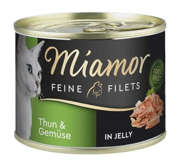 MIAMOR Feline Filets Tuňák a zelenina v želé 185 g
