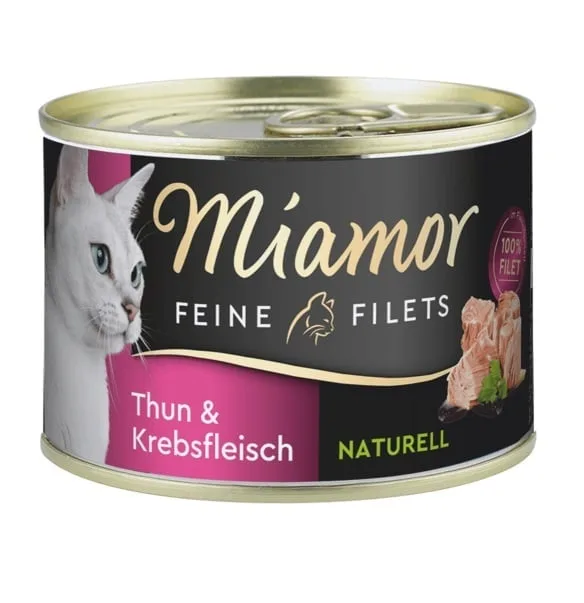 MIAMOR  Feline Filets  z tuňáka a kraba v omáčce 156 g
