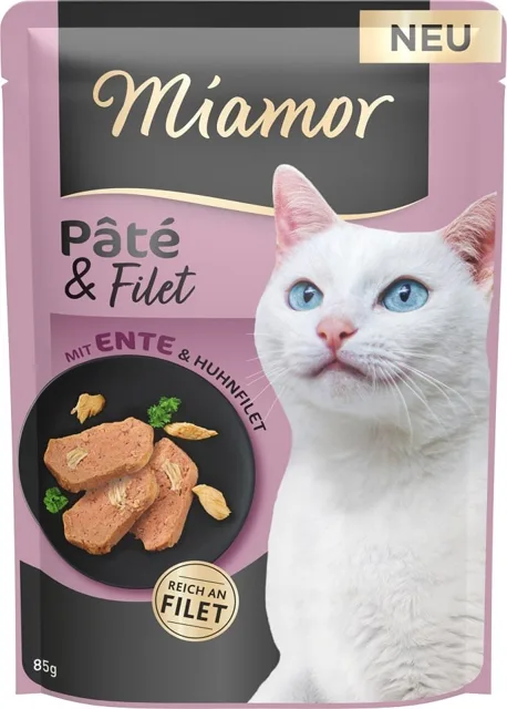 MIAMOR Paštika a filet s kousky kachního filé 85 g