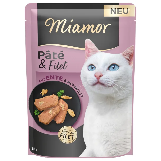 Miamor Pâté & Filet 10 ks (10 x 85 g) - s kachnou