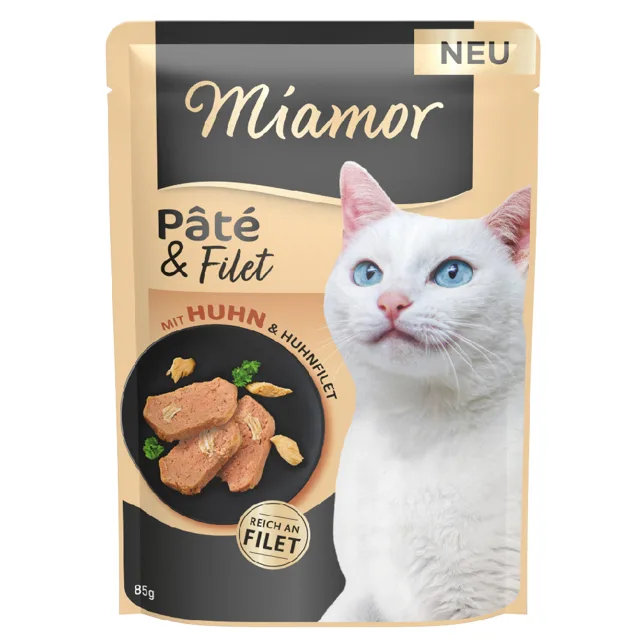 Miamor Pâté & Filet 10 ks (10 x 85 g) - s kuřecím