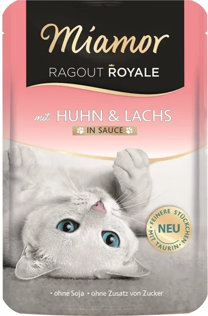 MIAMOR Ragout Royale in Sauce Chicken&amp;Salmon 100g