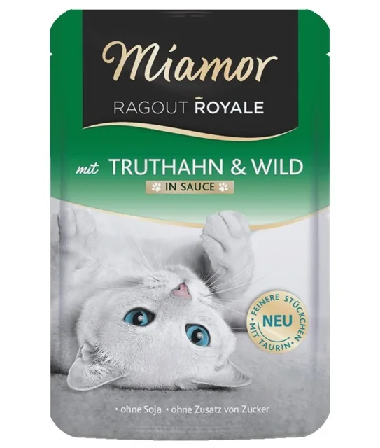MIAMOR RAGOUT ROYALE Krůtí a zvěřina v omáčce 100 g