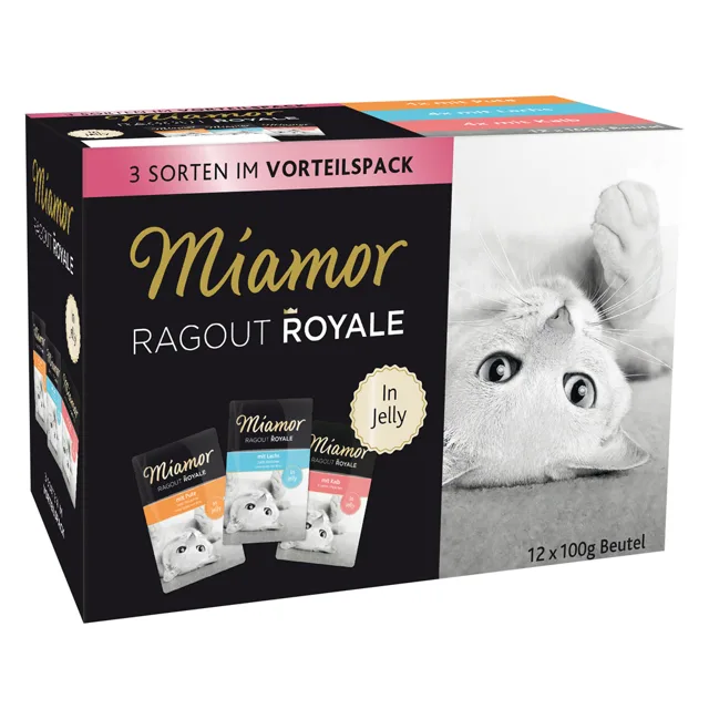 Miamor Ragout Royale - míchané balení - 12 x 100 g omáčka (4 druhy)