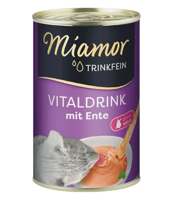 MIAMOR Trinkfein Kachní polévka pro kočky 135 g