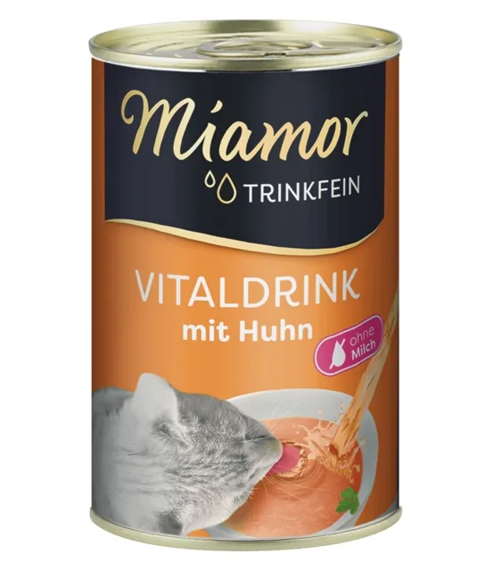 MIAMOR Trinkfein Kuřecí polévka pro kočky 135 g