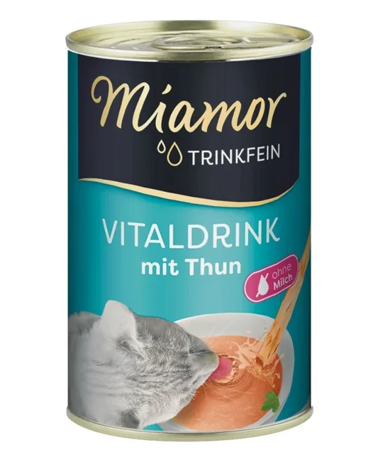 MIAMOR Trinkfein Tuňáková polévka pro kočky 12x135 g
