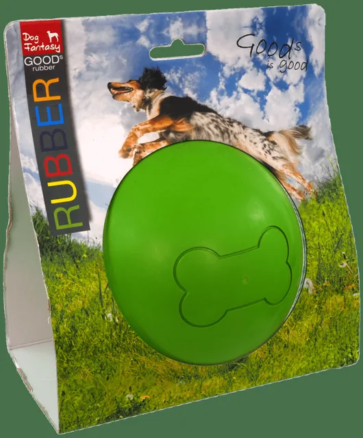 Míček Dog Fantasy Rubber zelený 12,5cm