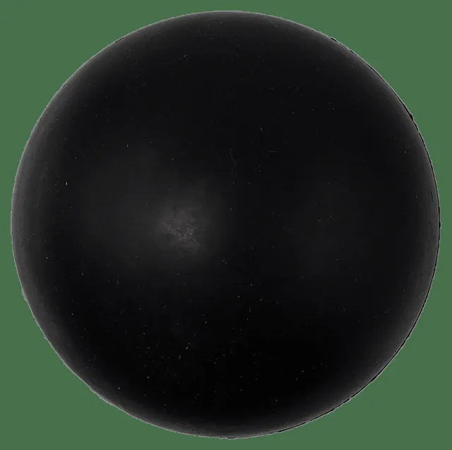 Míček Dog Fantasy tvrdý černý 7cm