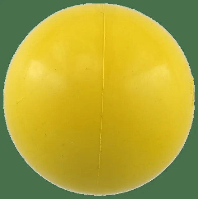 Míček Dog Fantasy tvrdý žlutý 6cm