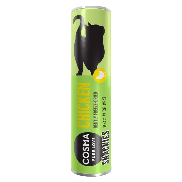 Míchané balení na zkoušku: Cosma Snackies - 30 g, 2 druhy (tuňák, losos)