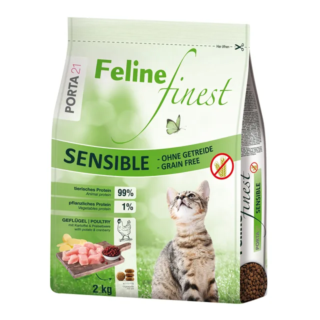 Míchané balení Porta 21 - 3 x 2 kg (Adult Cat + Sensible + Cats Heaven)