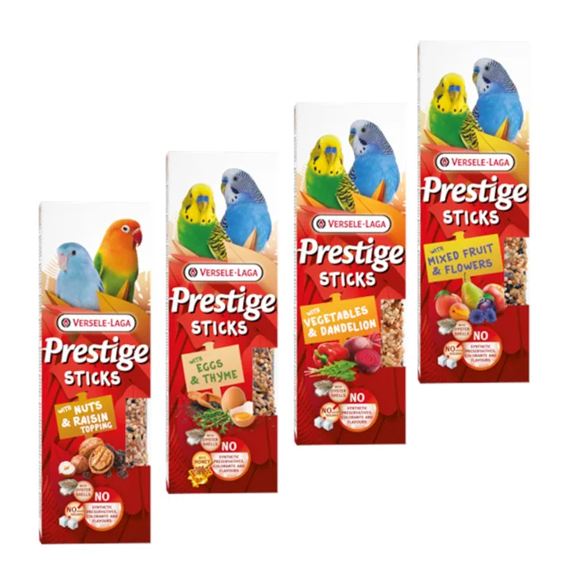 Míchané balení Versele-Laga Prestige Sticks andulky - 8 x 2 tyčinky (480 g)