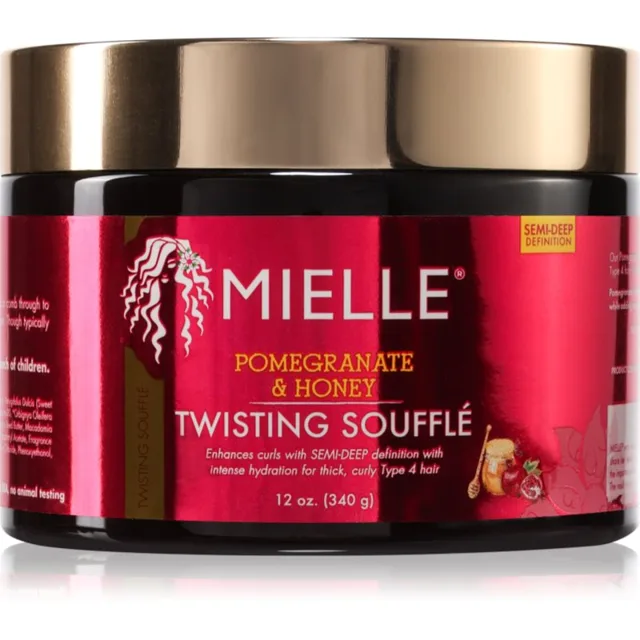 Mielle Pomegranate & Honey Twisting Soufflé krém na vlasy pro vlnité a kudrnaté vlasy 340 g