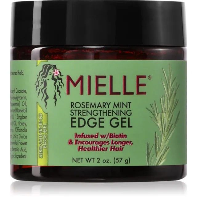 Mielle Rosemary Mint Strengthening Edge Gel gel na vlasy s vyživujícím účinkem 57 g