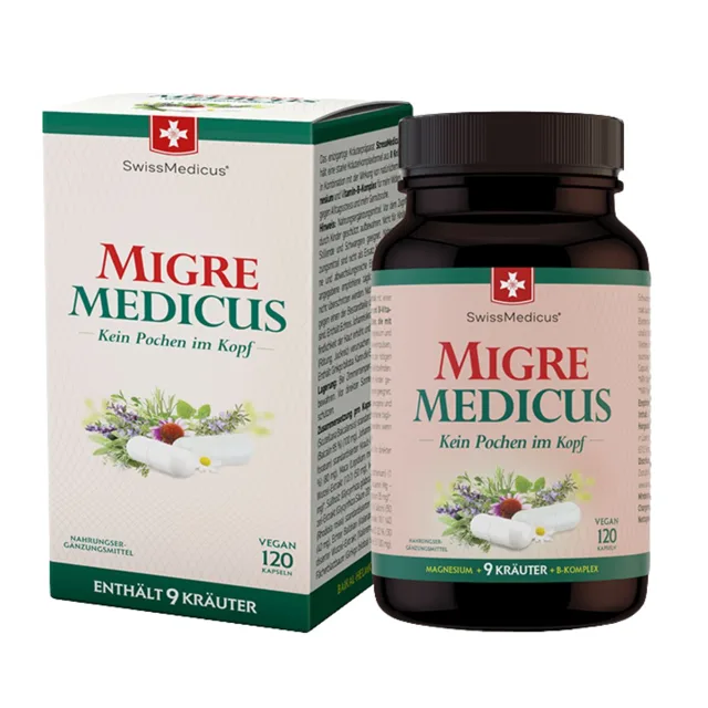 MigreMedicus - 120 kapslí - SwissMedicus