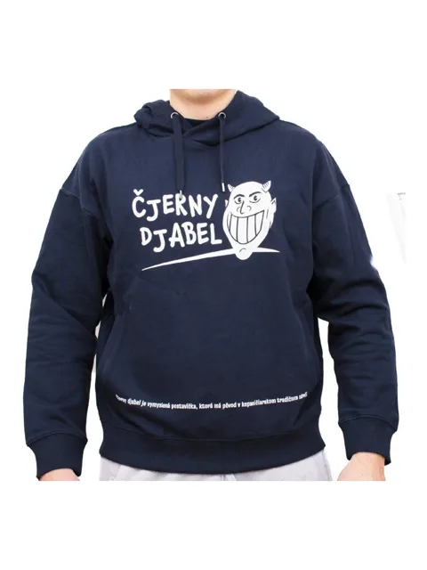 Mikina - černý ďábel UNISEX Veľkosť: XXL