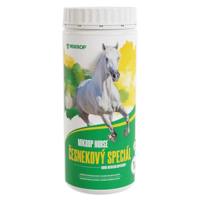 MIKROP Česnekový speciál pro koně 1 kg