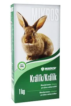Mikros Králík Plv 1kg  Krabička