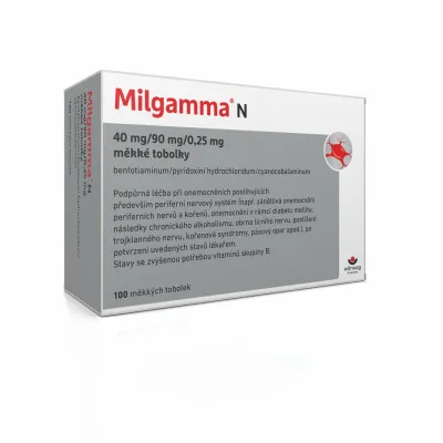 MILGAMMA N POR 40MG/90MG/0,25MG CPS MOL 100