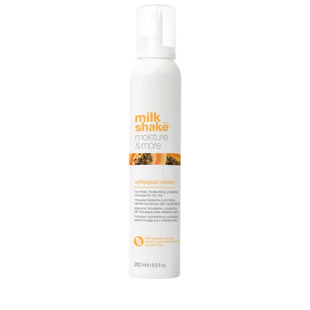 Milk Shake Hydratační bezoplachová pěna na vlasy Moisture & More (Whipped Cream) 200 ml