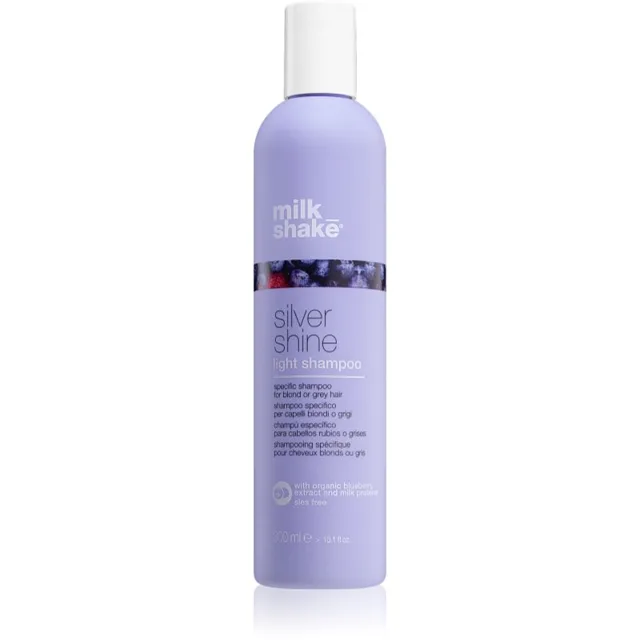 milk_shake® Silver Shine šampon pro šedivé a blond vlasy light 300 ml