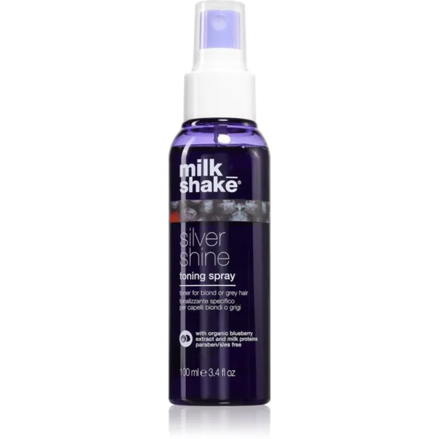 milk_shake® Silver Shine Toning Spray tónovací sprej pro blond a šedivé vlasy 100 ml