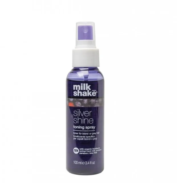 Milk Shake Sprej neutralizující žluté tóny Silver Shine Toning Spray 100 ml