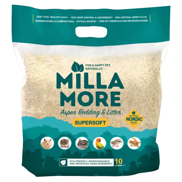 Millamore Supersoft přírodní podestýlka - Výhodné balení: 2 x 10 litrů