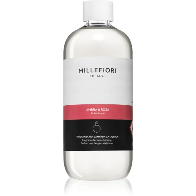 Millefiori Ambra & Rosa náplň do katalytické lampy 500 ml