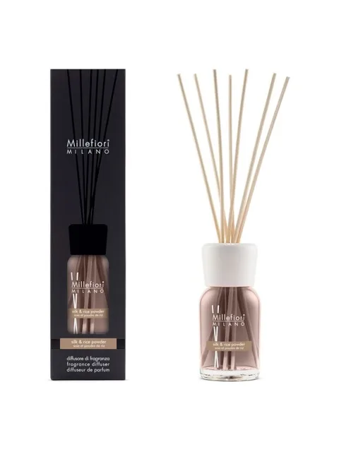 Millefiori Milano Aroma difuzér Natural Silk & Rice powder 100 ml