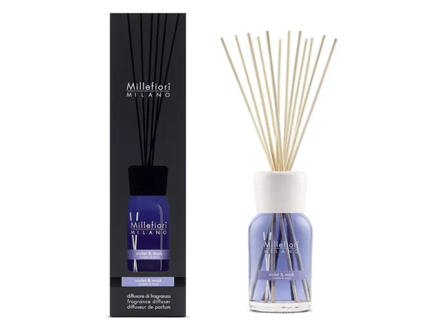 Millefiori Milano Aroma difuzér Natural Violet & Musk 500 ml
