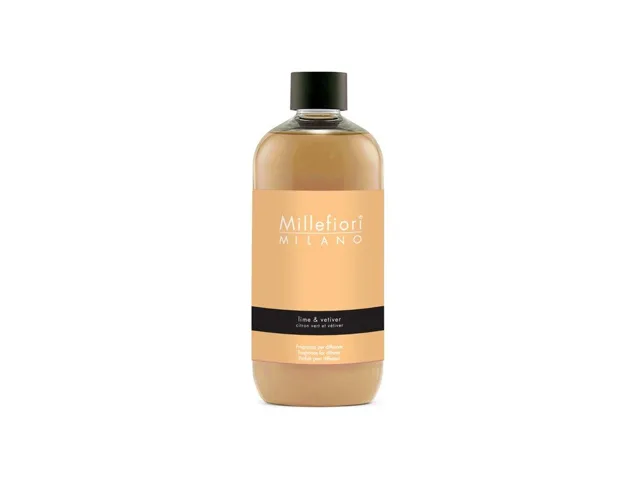 Millefiori Milano Náhradní náplň do aroma difuzéru Natural Lime & Vetiver 250 ml