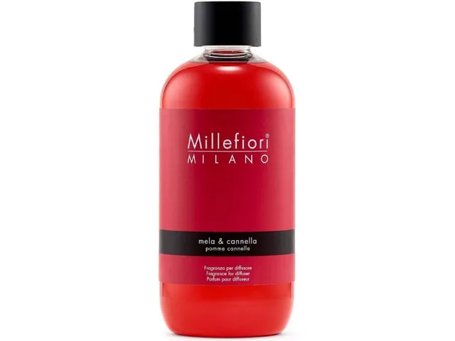 Millefiori Milano Náhradní náplň do aroma difuzéru Natural Mela & Cannella 250 ml