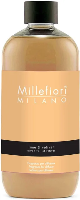 Millefiori Milano Náplň do difuzéru Natural Lime & Vetiver 500 ml