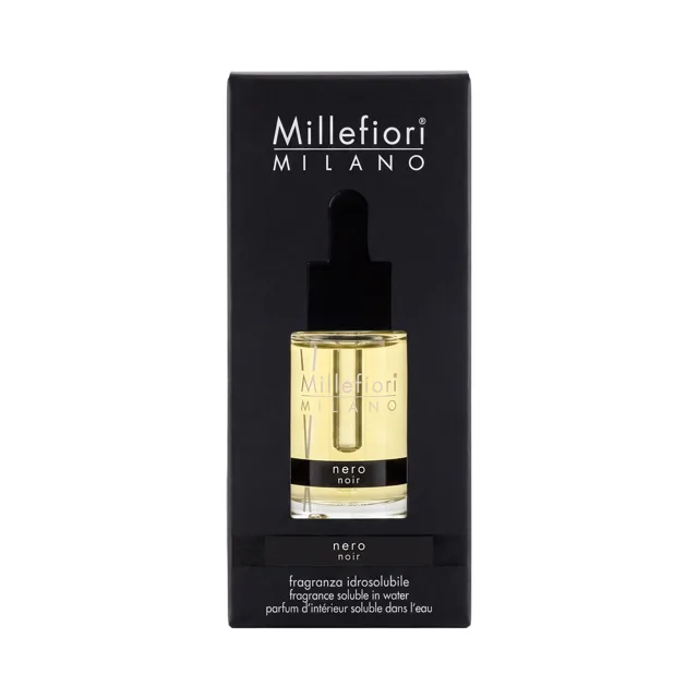 Millefiori Milano Nero – přírodní ve vodě rozpustné vůně, 15 ml